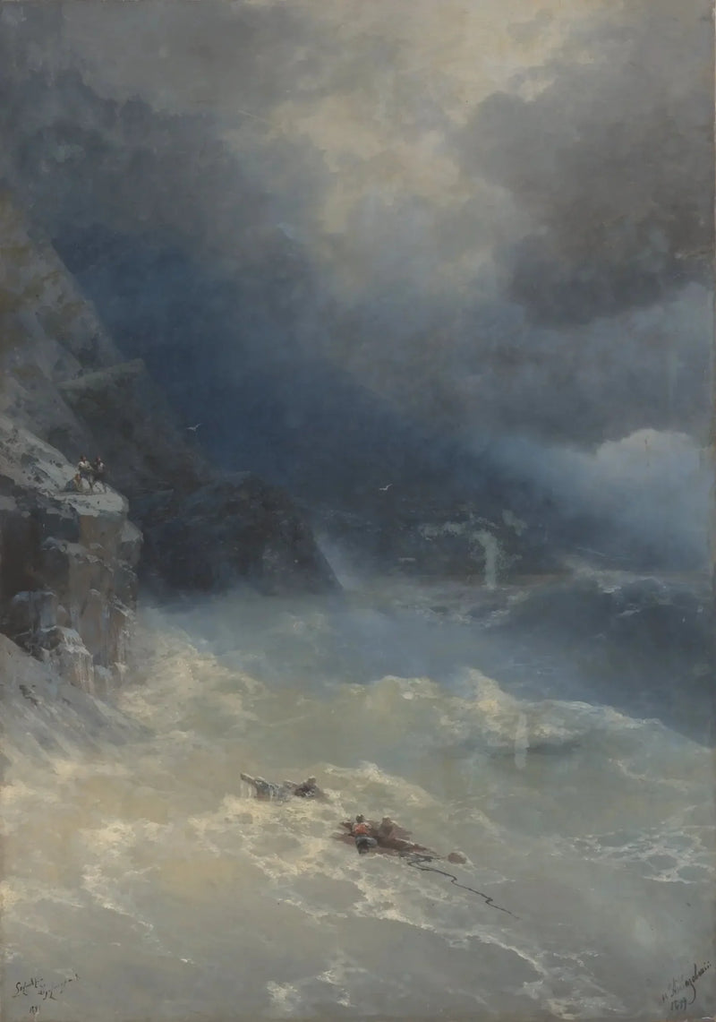 Myrsky Cap Aya - Ivan Aïvazovski