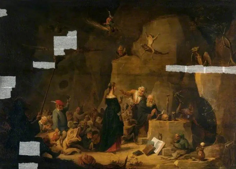 Pyhän Antoniuksen kiusaus - David Teniers nuorempi