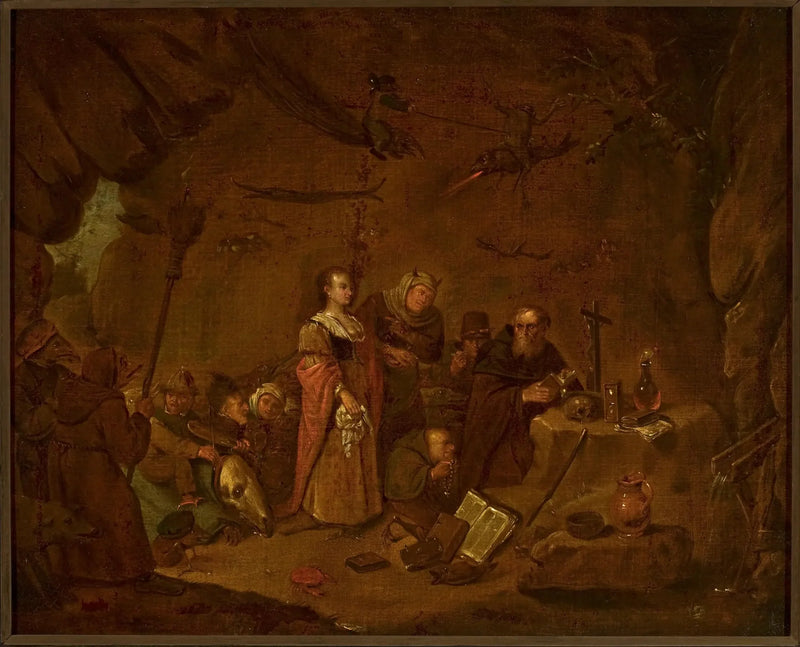 Pyhä Antoine kiusaus - David Teniers nuorempi