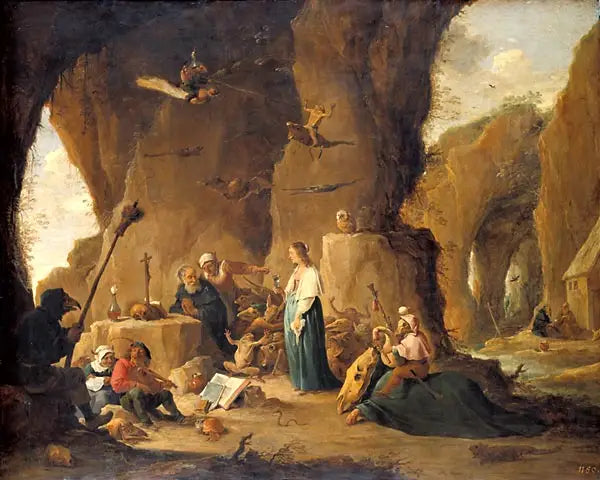 Pyhä Antoine'n kiusaus - David Teniers nuorempi