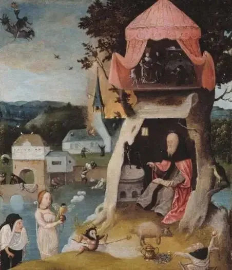 Pyhän Antonin kiusaus - Hieronymus Bosch