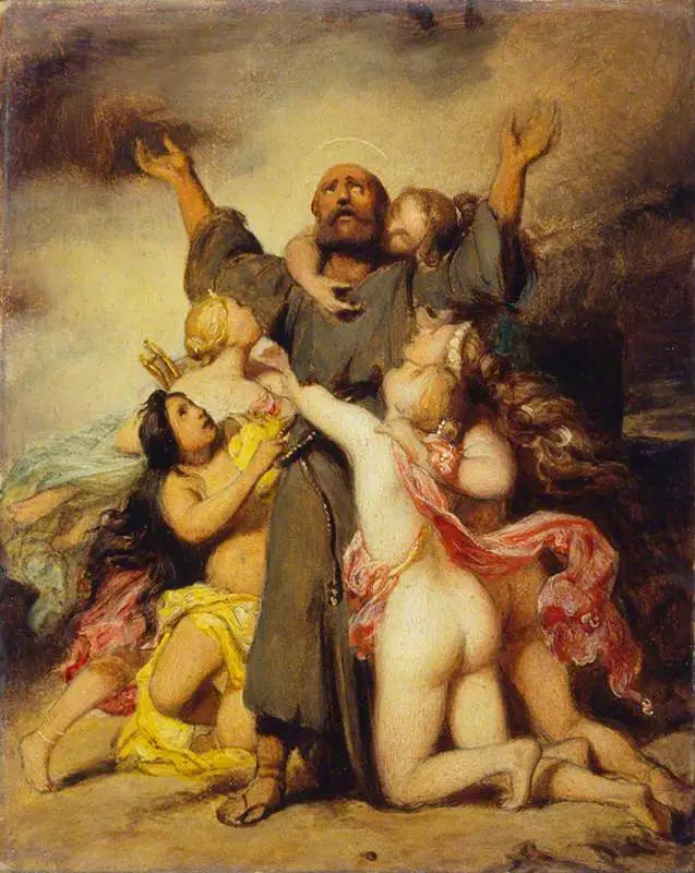 Pyhän Antoniuksen kiusaus - Paul Delaroche