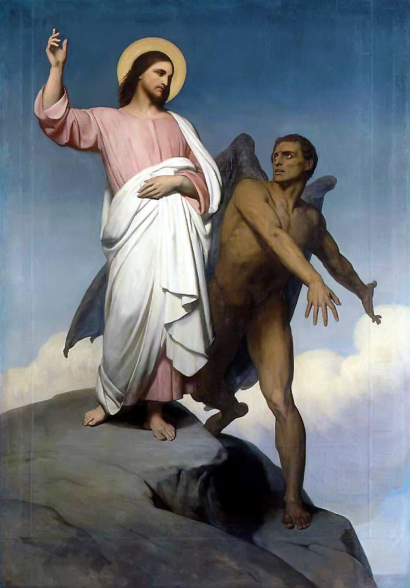 Kristuksen kiusaus - Ary Scheffer
