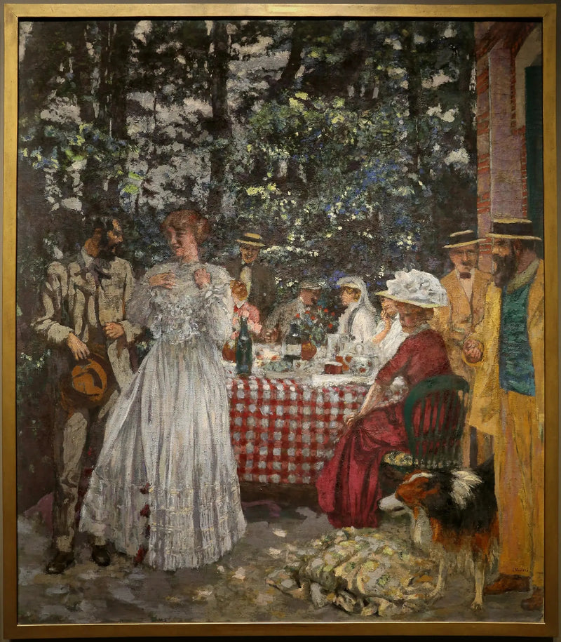 Vasouyn terassi - Lounas - Édouard Vuillard