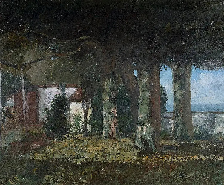 Bon-Portin terassi - Gustave Courbet