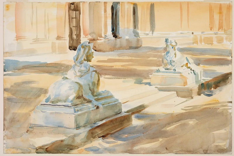 La Terrasse de La Granja - John Singer Sargent