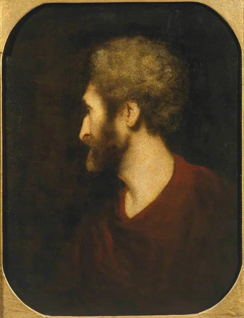 Miehen pää - Joshua Reynolds