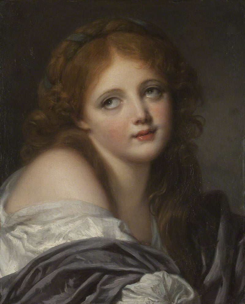 Tytön pää - Jean-Baptiste Greuze