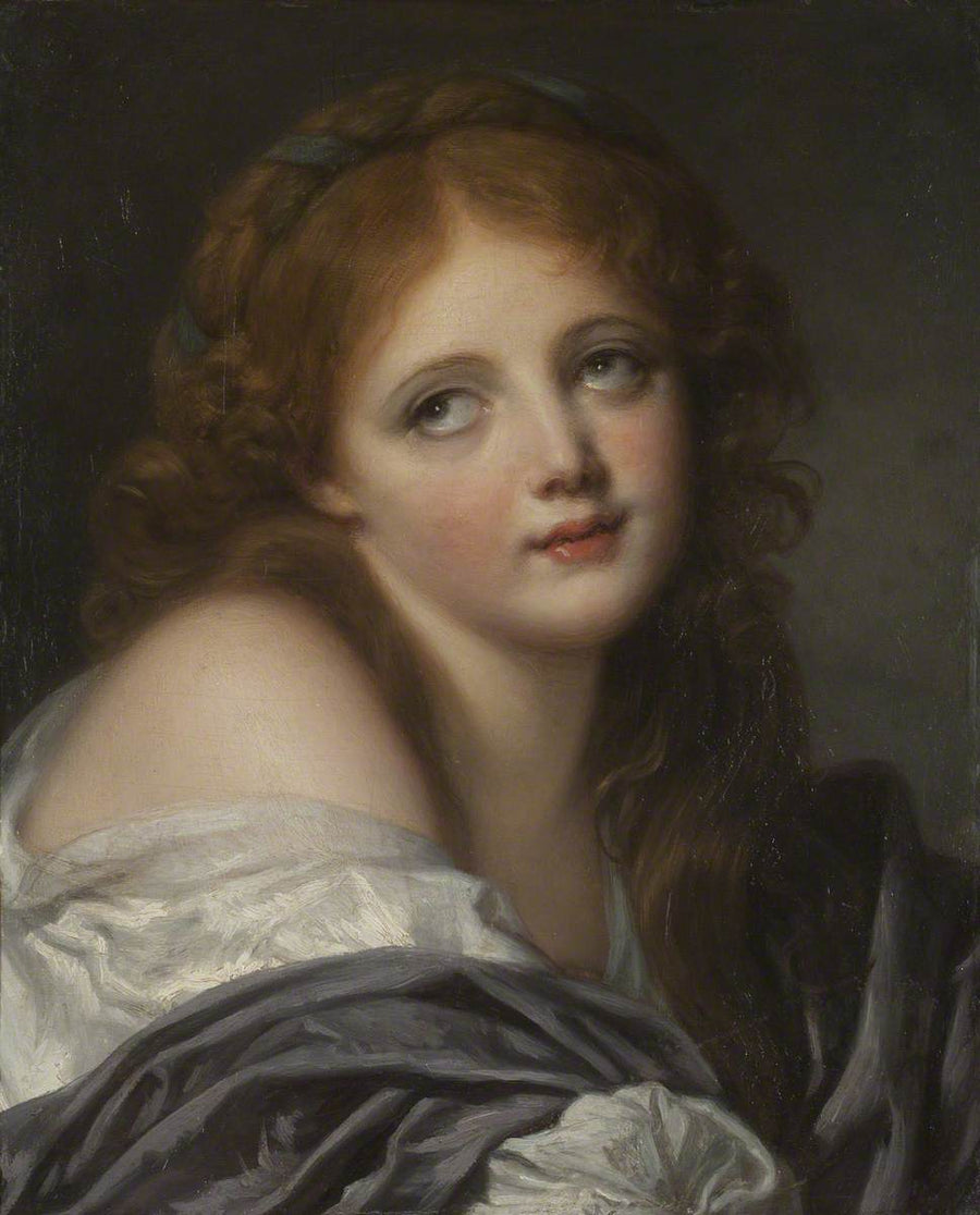 Tytön pää - Jean-Baptiste Greuze