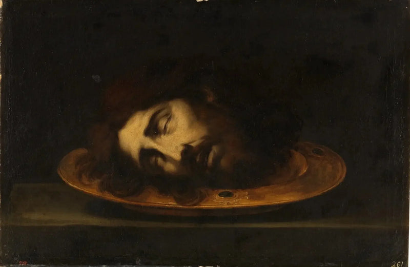 Pyhän Johanneksen Kasteen Pään - Bartolomé Esteban Murillo