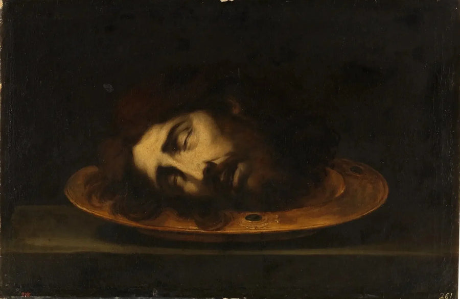 Pyhän Johanneksen Kasteen Pään - Bartolomé Esteban Murillo