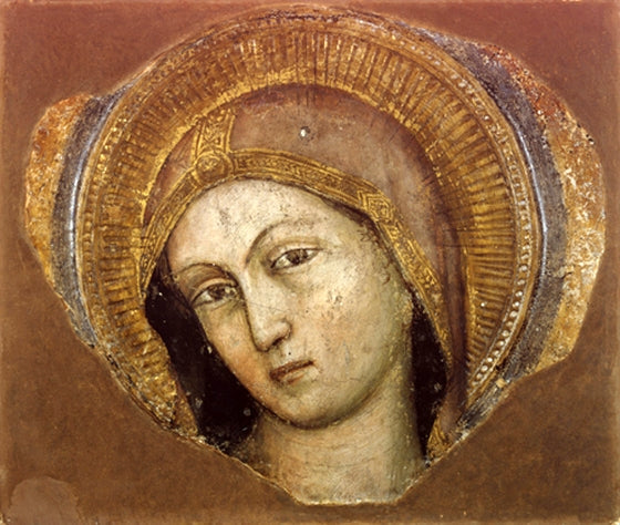 Neitsyt Marian pää. - Altichiero da Zevio