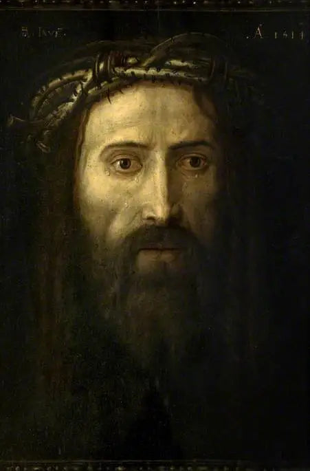Kristuksen pää piikkikruunussa - Albrecht Dürer