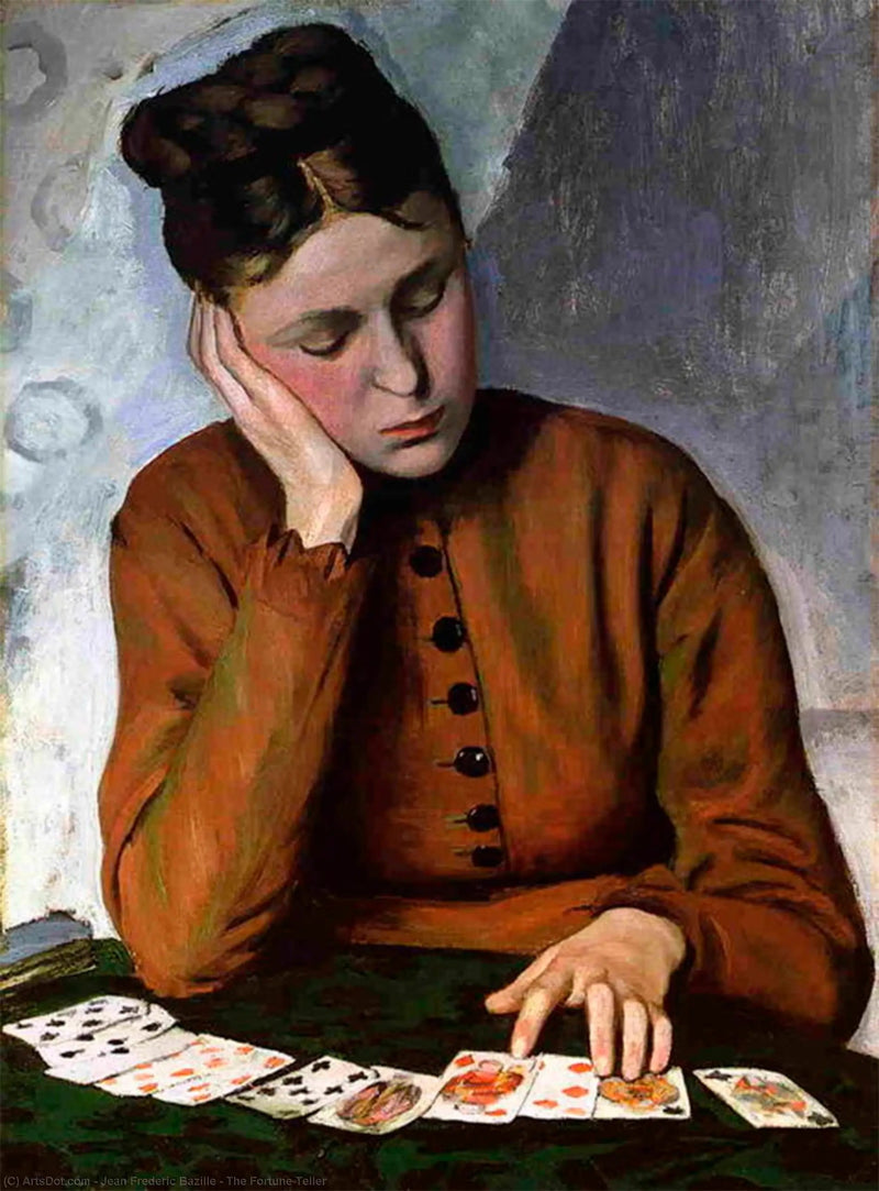 Korttien vetäjä - Frédéric Bazille