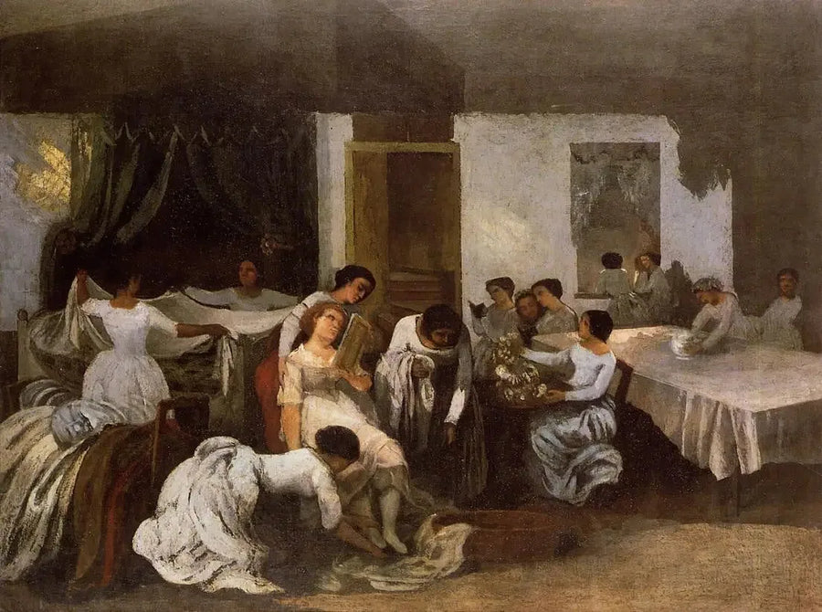 Kuoleman vessan kuva - Gustave Courbet