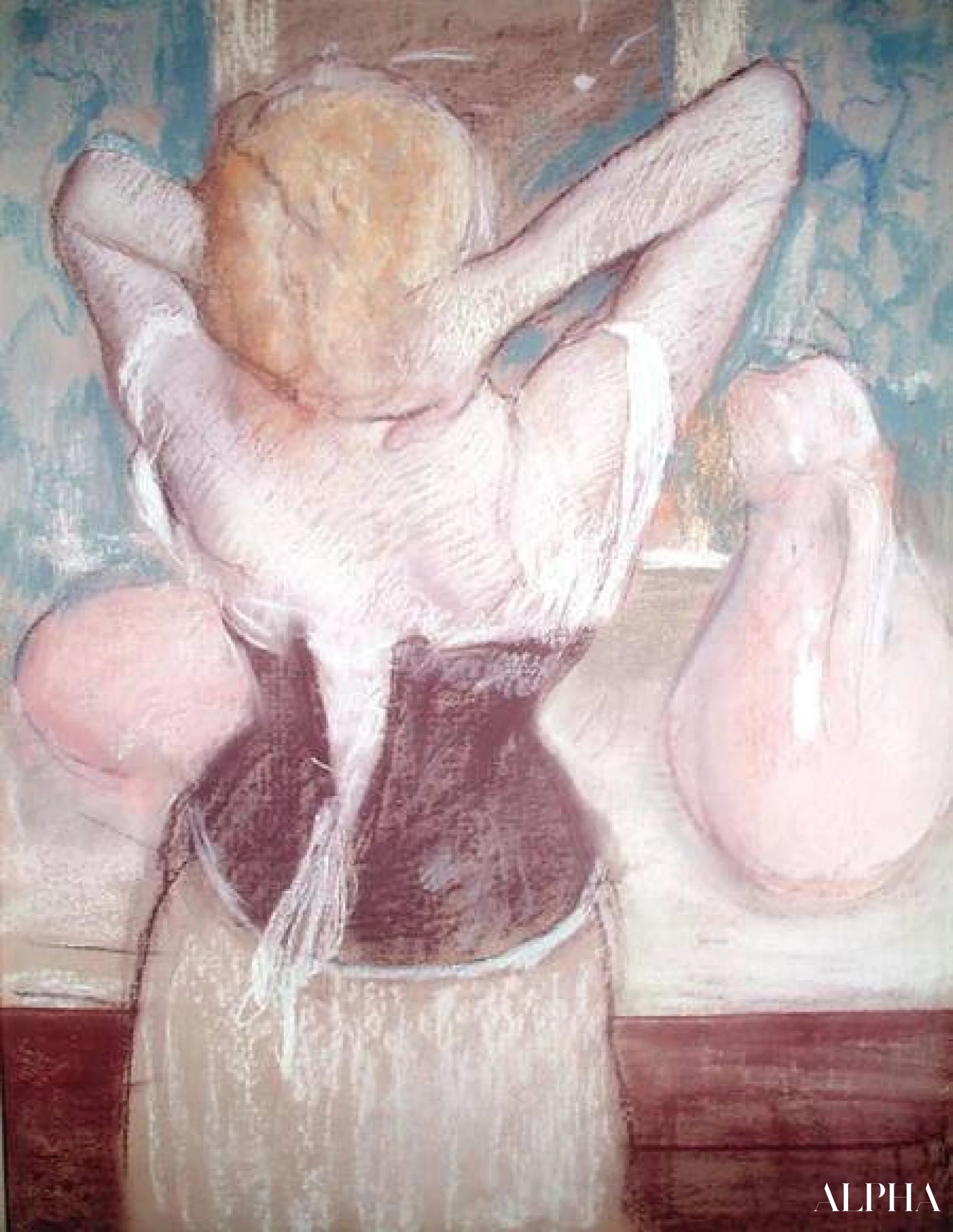 La Toilette - Edgar Degas - Korkealaatuiset taulujen ja maalauksien reproduktiot