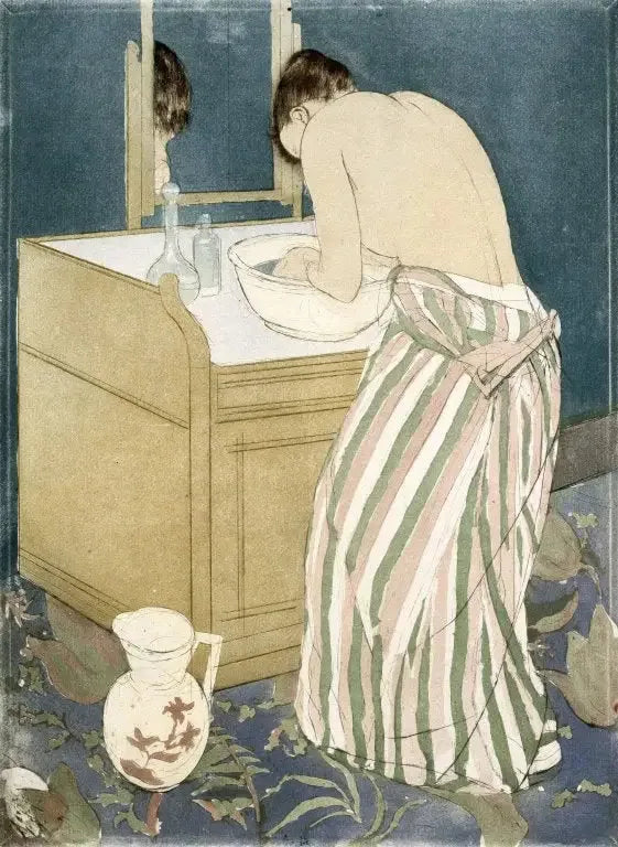 Vessan siivous - Mary Cassatt