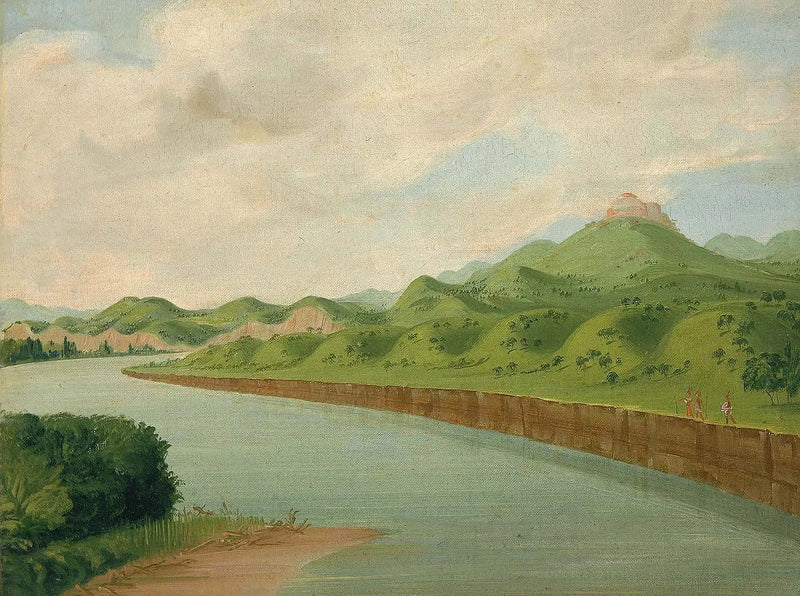 La Tour, à 1 100 milles au-dessus de Saint-Louis - George Catlin