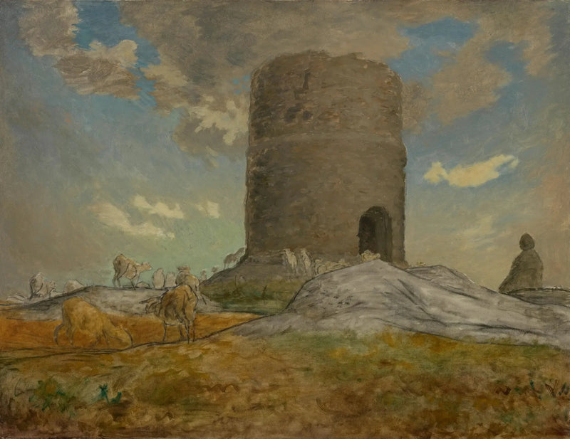 La Tour de Chailly lähellä Barbizon - Jean-François Millet
