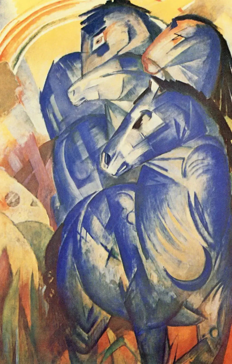 Sinisten hevosten torni - Franz Marc