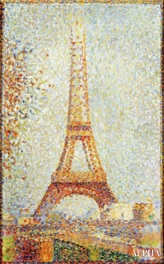 La Tour Eiffel - Georges Seurat - Reproductions de tableaux et peintures haut de gamme