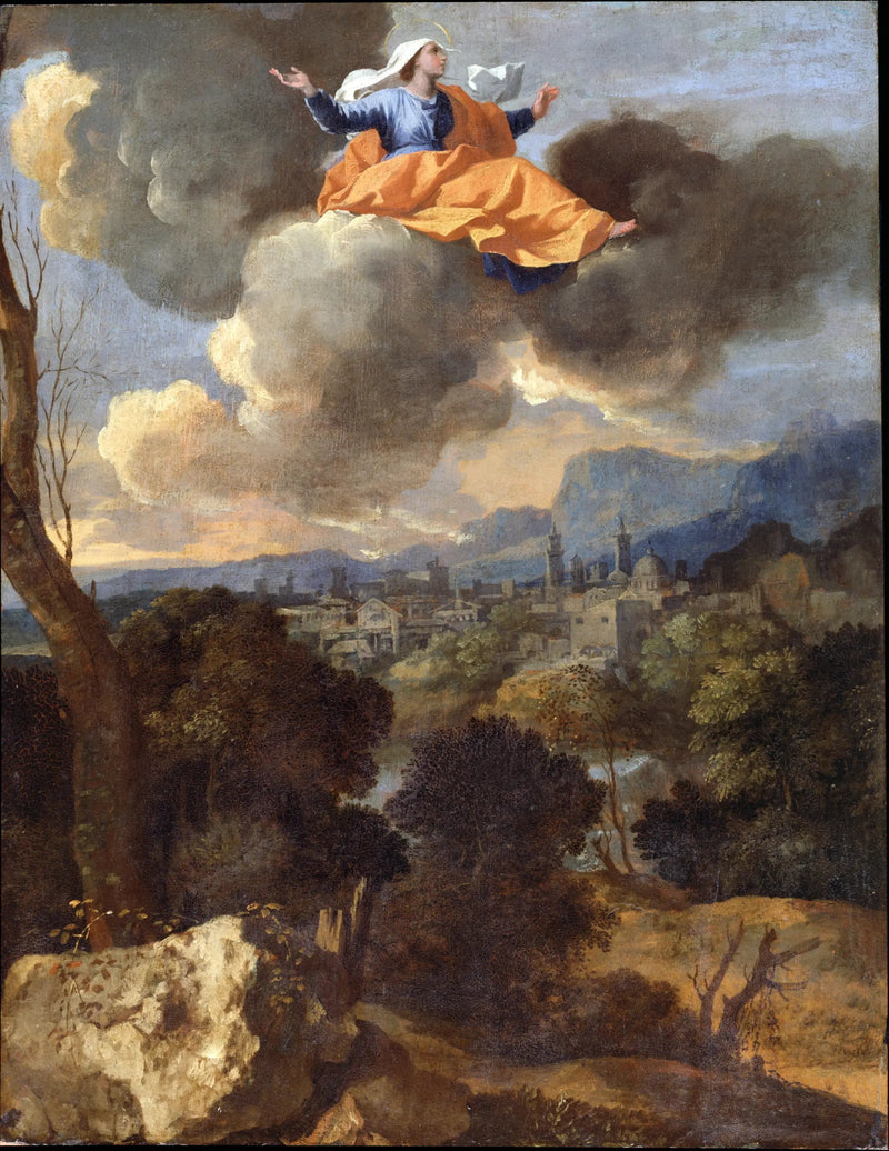 Ihmeellinen tulkinta Pyhän Ritan de Cascia - Nicolas Poussin