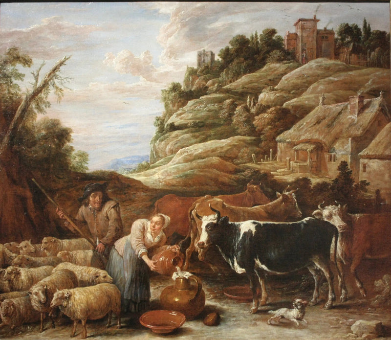 La Traite du troupeo - David Teniers nuorempi
