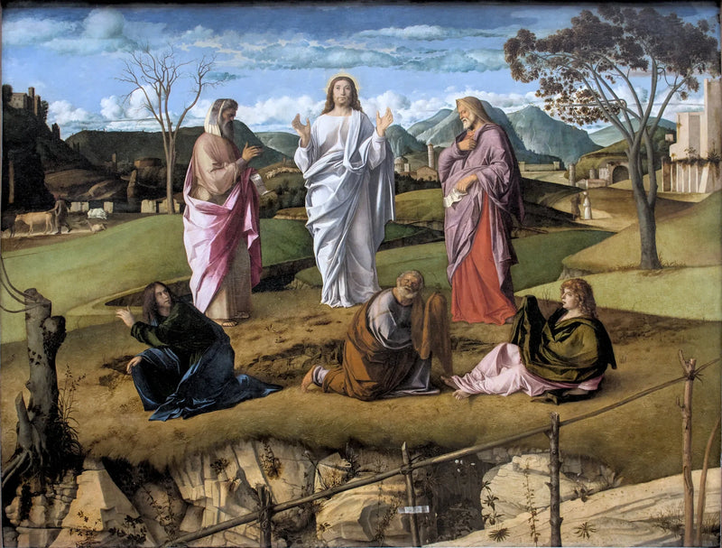 Kristuksen kirkastuminen - Giovanni Bellini