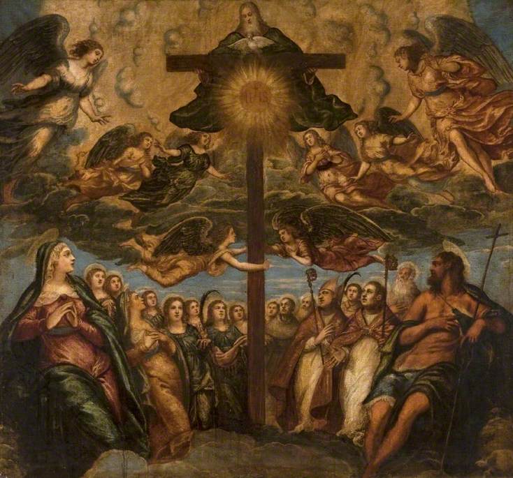 Rukoiltu Pyhä Trinity - Jacopo Tintoretto