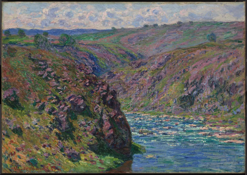 Creuse-laakso (auringonvalon vaikutus) - Claude Monet