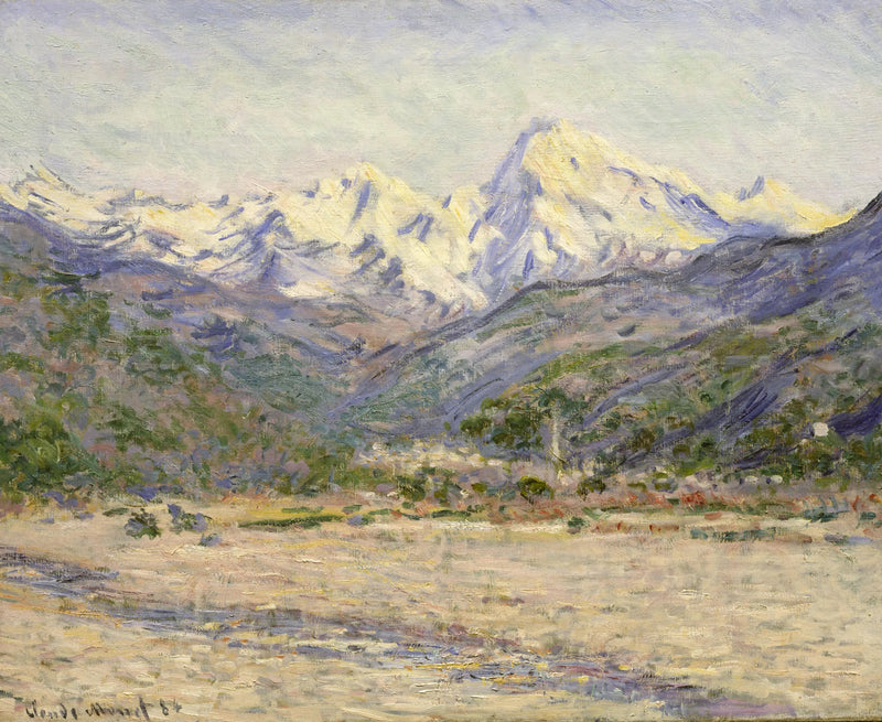 Nervian laakso - Claude Monet