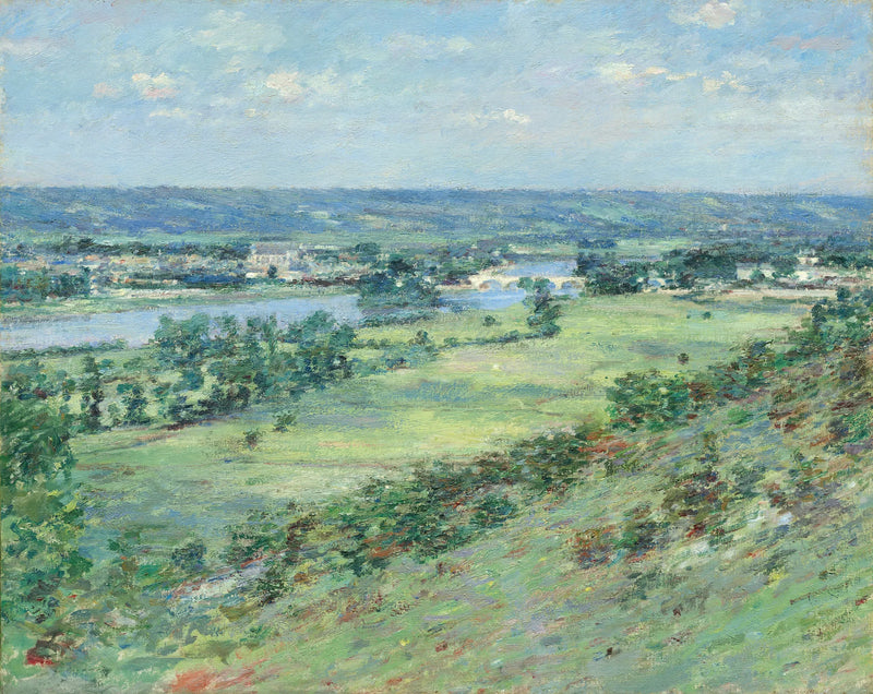 Seinen laakso, Givernyn kukkuloiden - Theodore Robinson