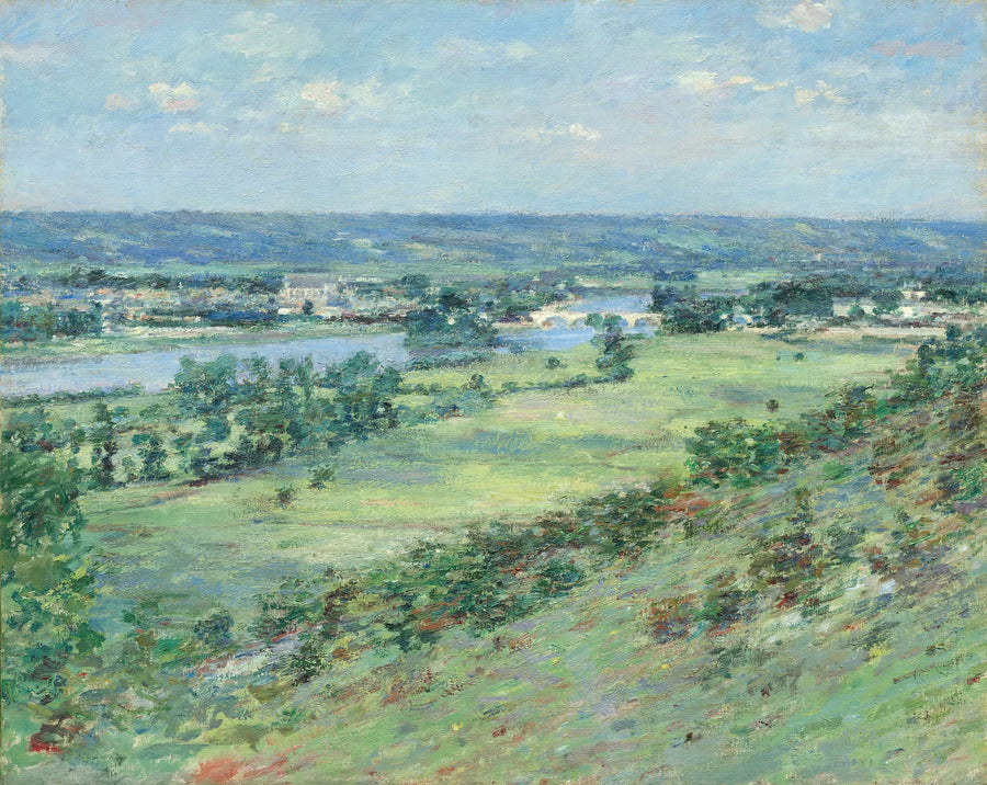 Seinen laakso, Givernyn kukkuloiden - Theodore Robinson