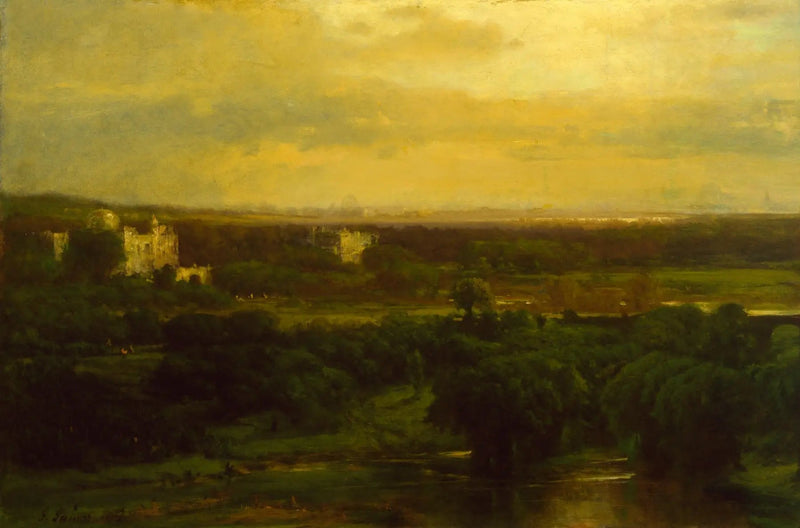 Oliivien laakso - George Inness