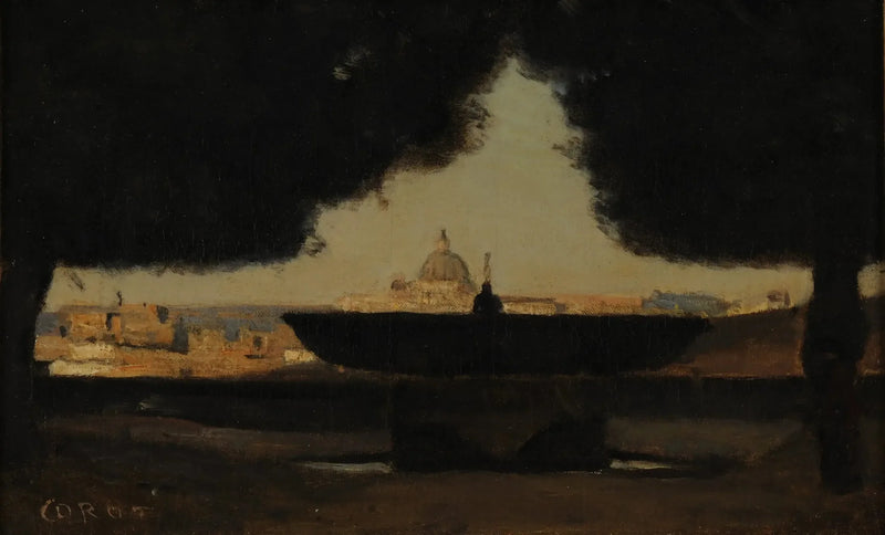 La Vasku Médicis-villa - Jean-Baptiste Camille Corot