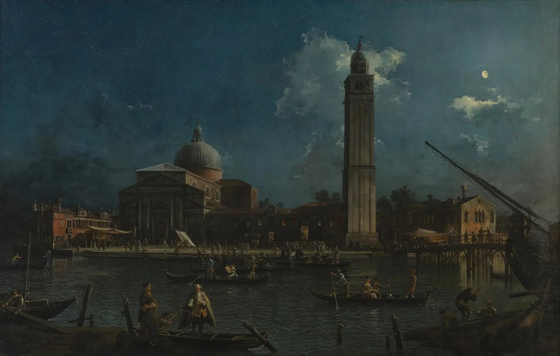San Pietron linnunlaulu yöllä - Canaletto