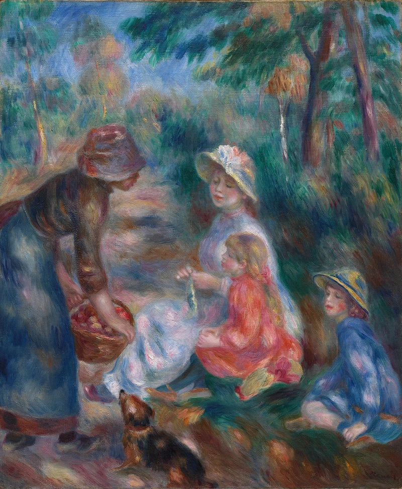 Omenamyyjä - Pierre-Auguste Renoir