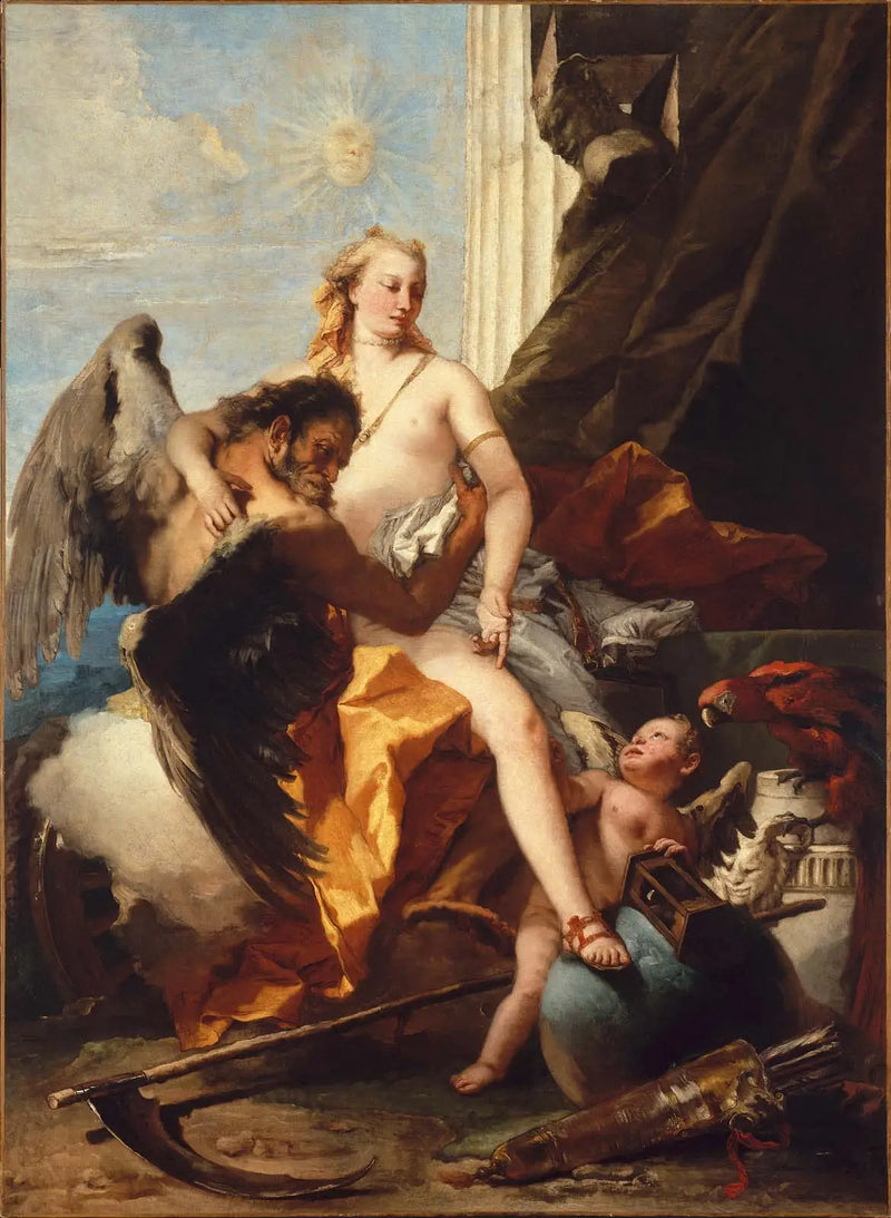 Totuuden paljastaa aika - Giovanni Battista Tiepolo