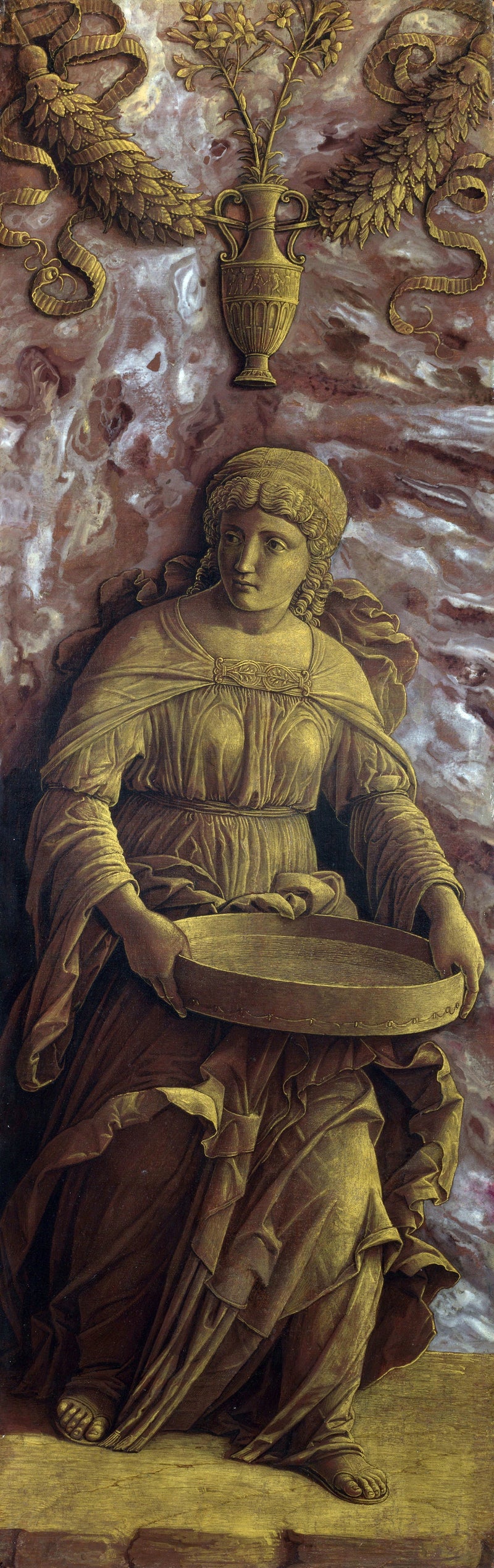 Tuccian vestalinen tamisilla - Andrea Mantegna