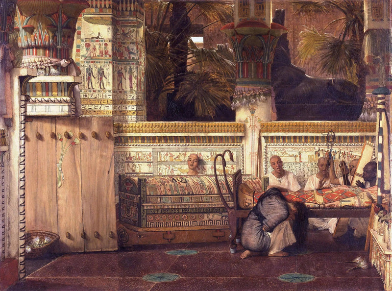 Egyptiläinen leski - Lawrence Alma-Tadema