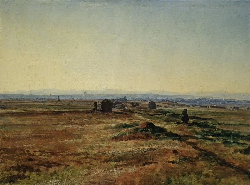 La Via Appia auringonlaskussa - Alexandre Ivanov
