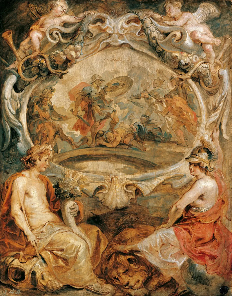 Henri IV:n voitto Coutrasissa - Peter Paul Rubens
