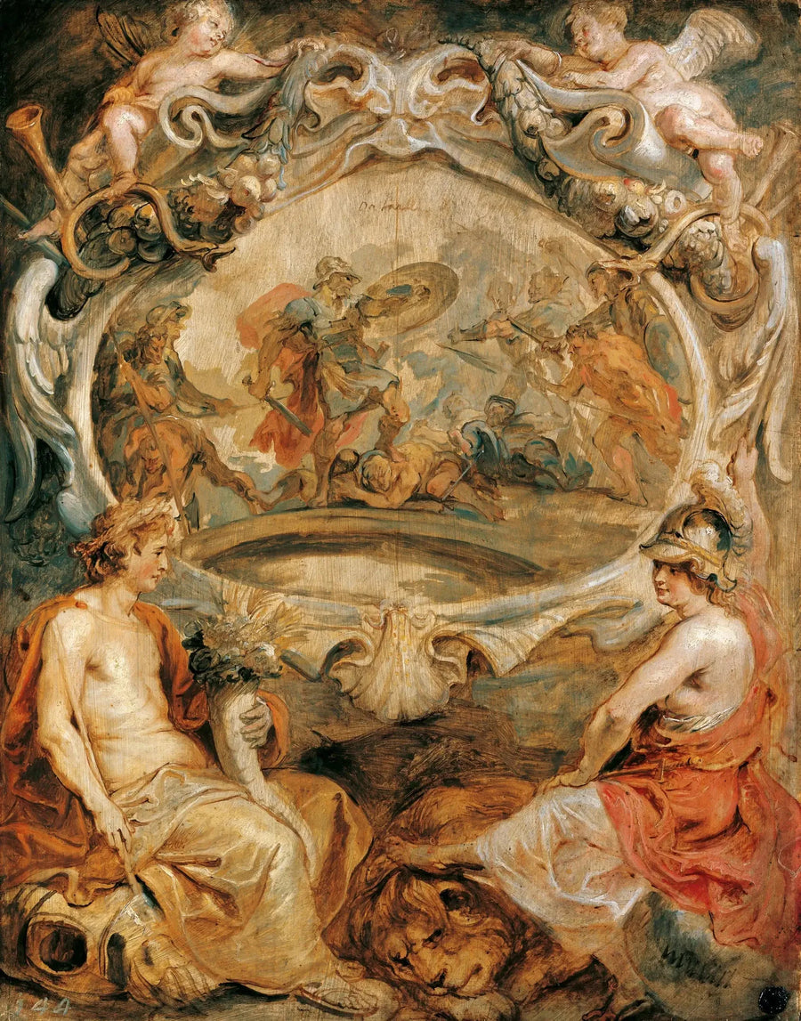 Henri IV:n voitto Coutrasissa - Peter Paul Rubens