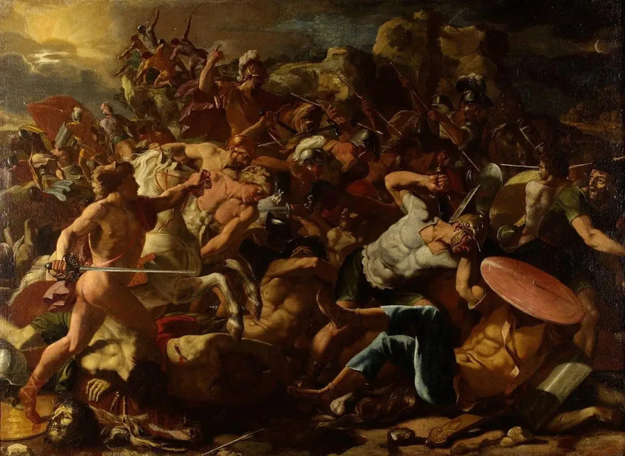 Joosuan voitto amorilaisia vastaan - Nicolas Poussin