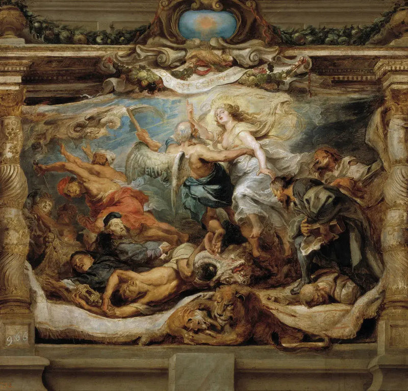 Totuuden voitto harhaopista - Peter Paul Rubens