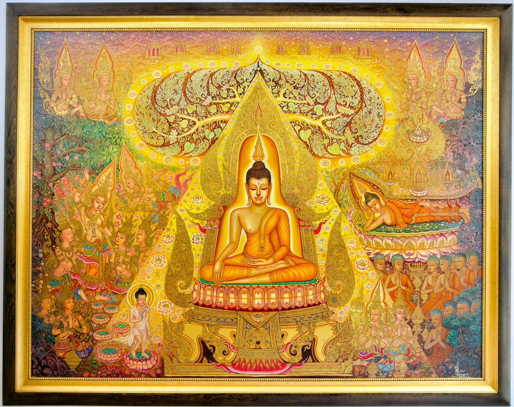 Buddhan elämä | 240 x 180 cm