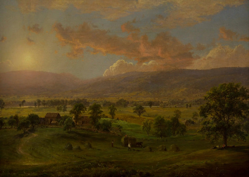 Vanha maatila, Wyomingin laakso - Jasper Francis Cropsey