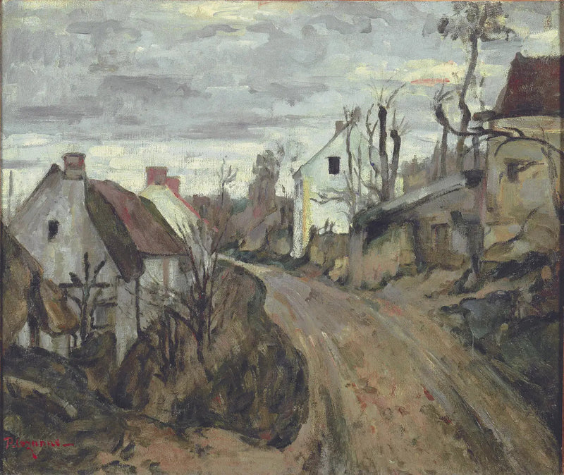 Vanha tie Auvers-sur-Oisessa - Paul Cézanne