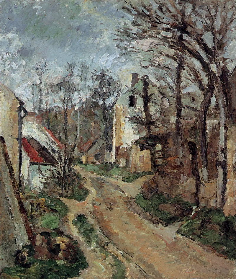 Vanha tie Auvers-sur-Oisessa - Paul Cézanne