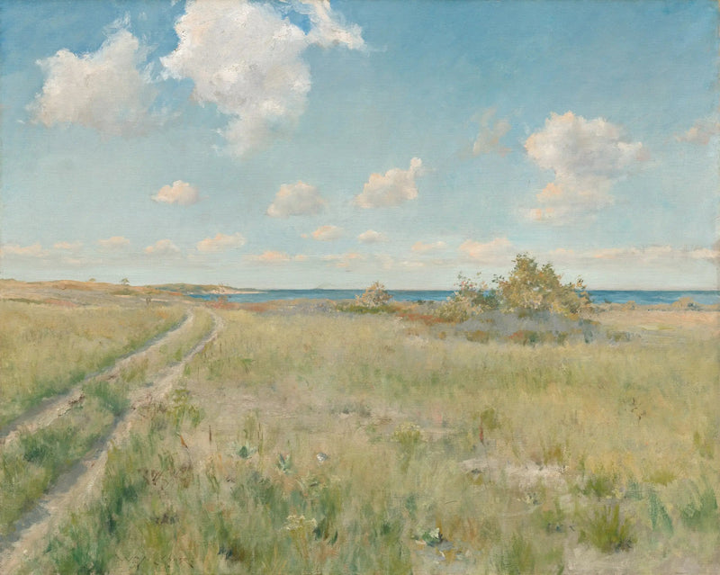 Vanha tie merelle - William Merritt Chase